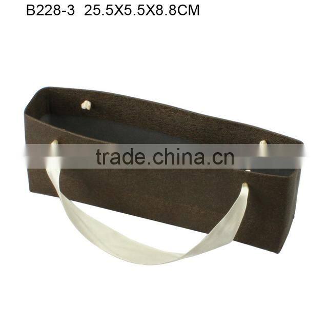 Customized Elegant Art Paper Jewelry Bag for Jewelry Box with Silk Ribbon Manufacturers China B228-3