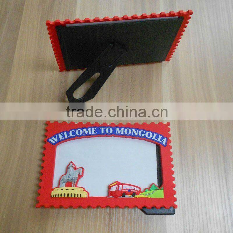 Desktop Stand Santa Clause magnetic PVC Photo Frames for christmas (BS-JL-PF-14110710)