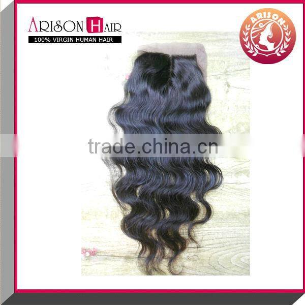 2014 Qingdao factory price wholesale silk lace closure 6x6