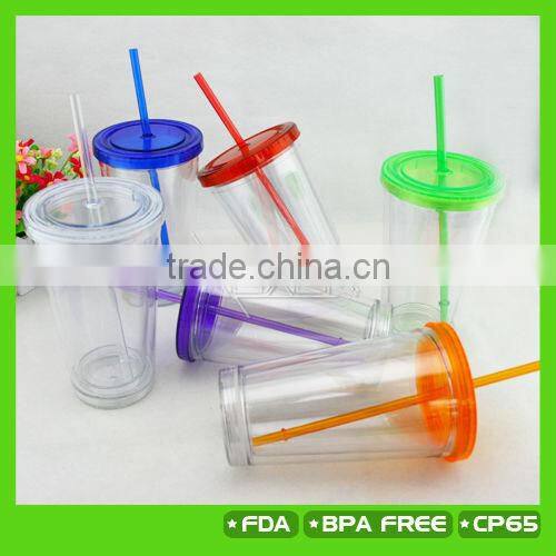 16OZ Double Wall Plastic cup W Removable Bottom ,2014 NEWS!