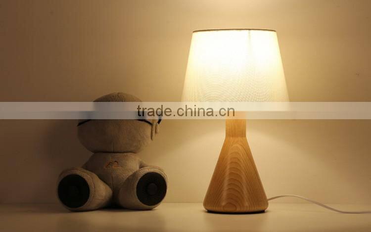 Modern Solid Wood Base Light Table Lamp Small Decorative LED Wood table lamp LED Wood table Light JK-879-19