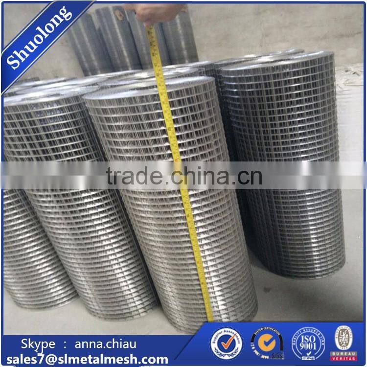 China manufacturers hot dipped 1 inch galvanized welded wire mesh
