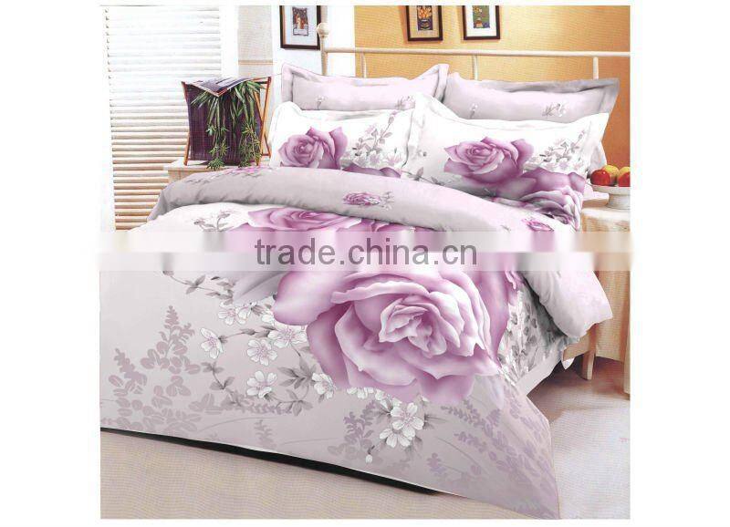 100% cotton rotary reactive printed fabric for bedding sets Queen size