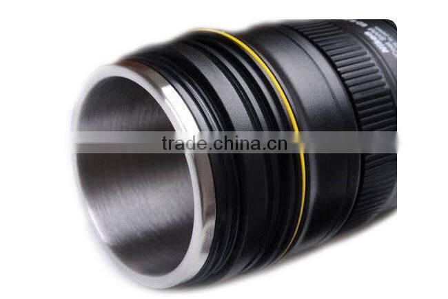 Elastic Black Lens mug/Lens cup 24-70mm for Nikon with Stainless steel liner