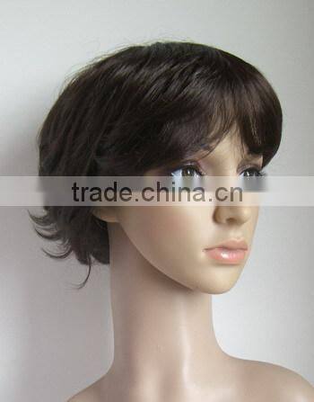 Unproceesed brazilian human hair full lace wig curly Full cuticle human hair wig