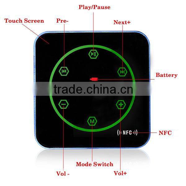 best price 3D surround sound Bluetooth NFC cube speaker with led light