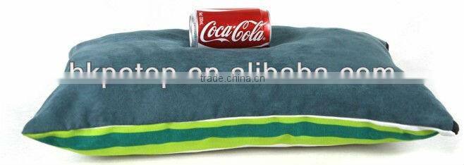 Striped Suede Pet Bed