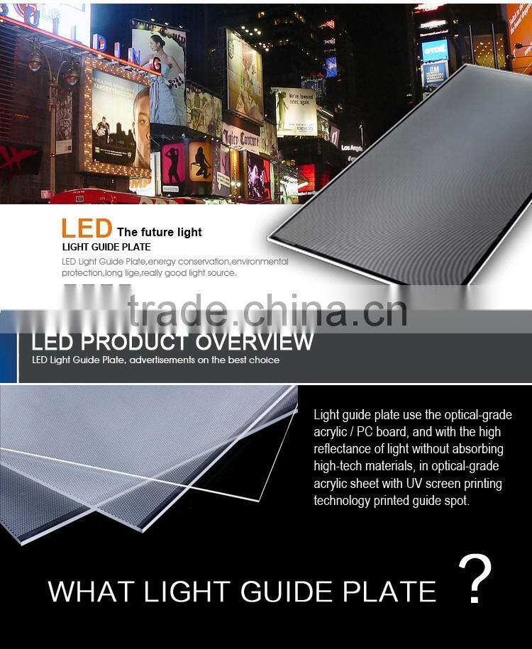 Edgelight smd led light panel for lighting with reflective sheet diffusion super brightness