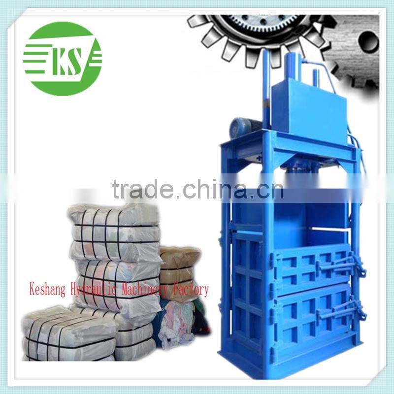 100T Used Clothes Textile Compress Baler Machine