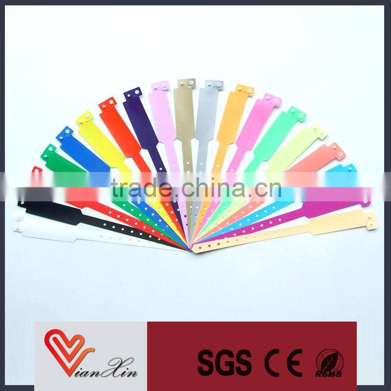 Customized L Shape Vinyl ID Wristband