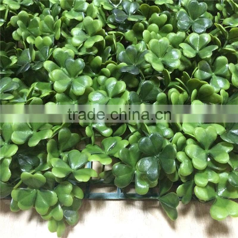 new premium decorative artificial foliage fence Four Leaf Clover