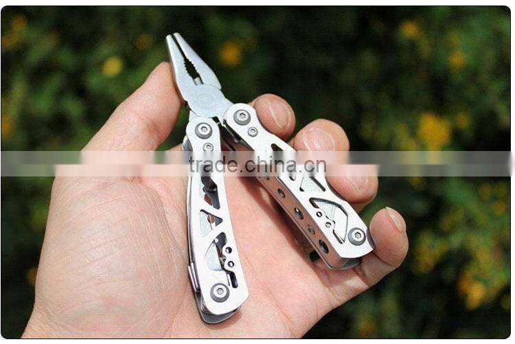 outdoor camping mini 9 in 1 multi purpose pliers toolkit