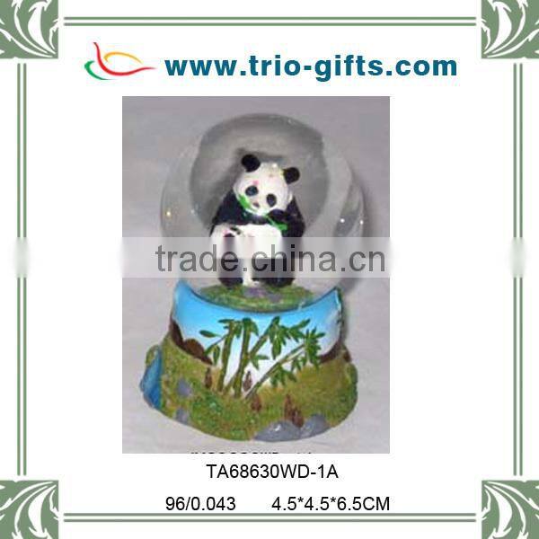 45mm snow globes polyresin owl souvenir gifts