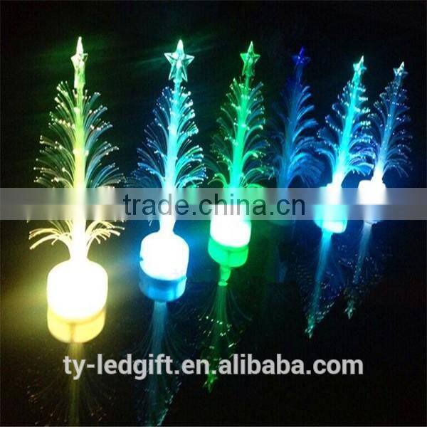 Wholesale fiber optic colorful tree mini christmas led tree