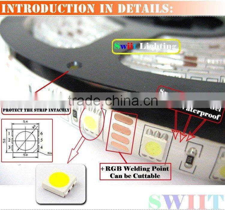 High Lumen Waterproof 30/60 LED s/M 5050 SMD Strip LED Light Manufacturer
