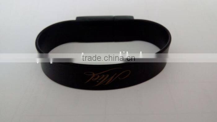 1G-64G silicon wristband usb flash drive bracelet pen drive