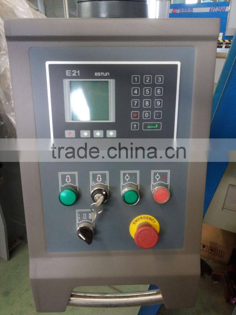 shengchong CE In stock WC67K 125T/3600 hydraulic iron press brake with E21 for sale