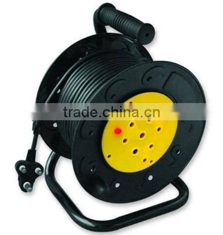 Electrical Indurstrial Extension Cable Reel With Surger Protection And Cover