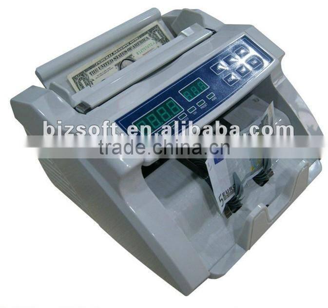 Bizsoft WR-201 Bank professional UV And MG Automatic Bill Counter money counter and detector