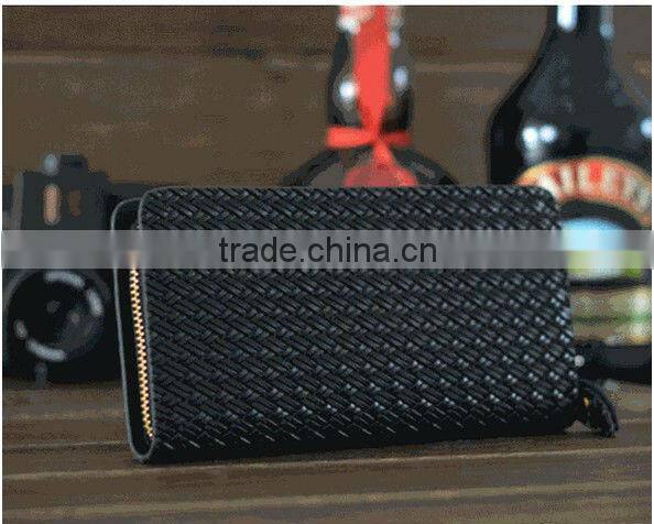 2013Promotion hotsell Zipper leather designer wallet for men