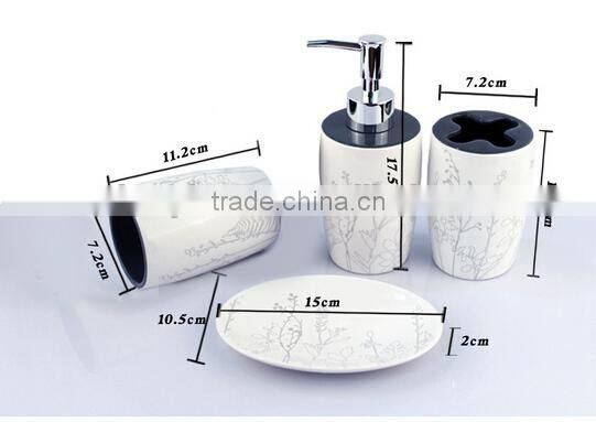 Acrylic bathroom accessories/bath accessories wholesale/Tumbler / Soap dispenser / Soap dish
