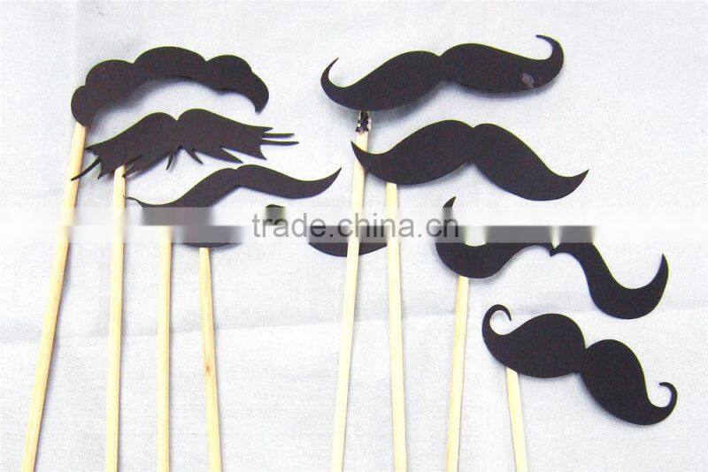 Paper mustache stick