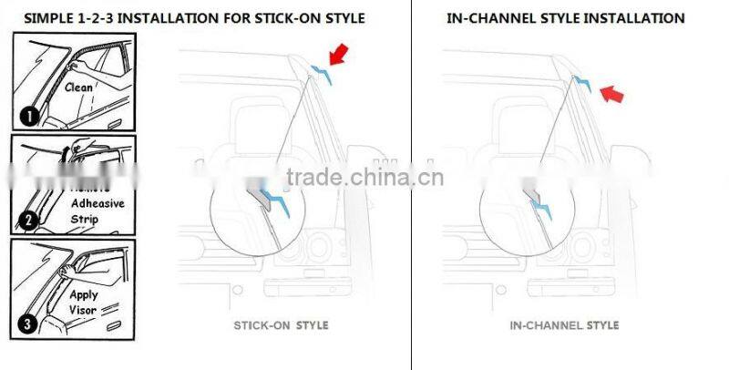 wind deflectors for 2014 FORD EXPLORER