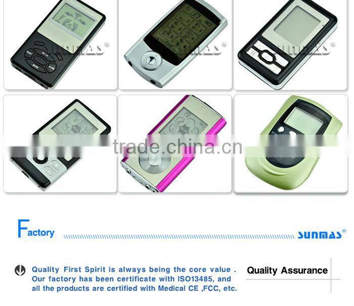 gel pads with fabrics Sticky electrode gel rubber facial massager with light designs SM9095