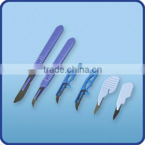 Disposable carbon/stainless steel Surgical Scalpel/ blade/ lancet