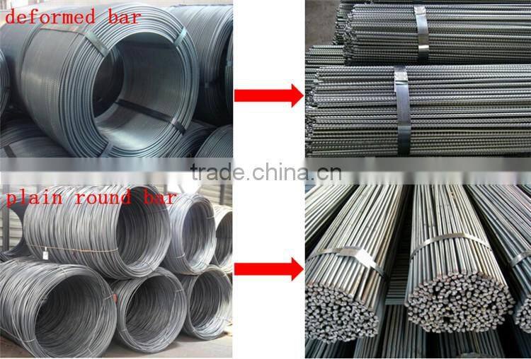 High quality 4-10mm steel wire cutting and straightening machine