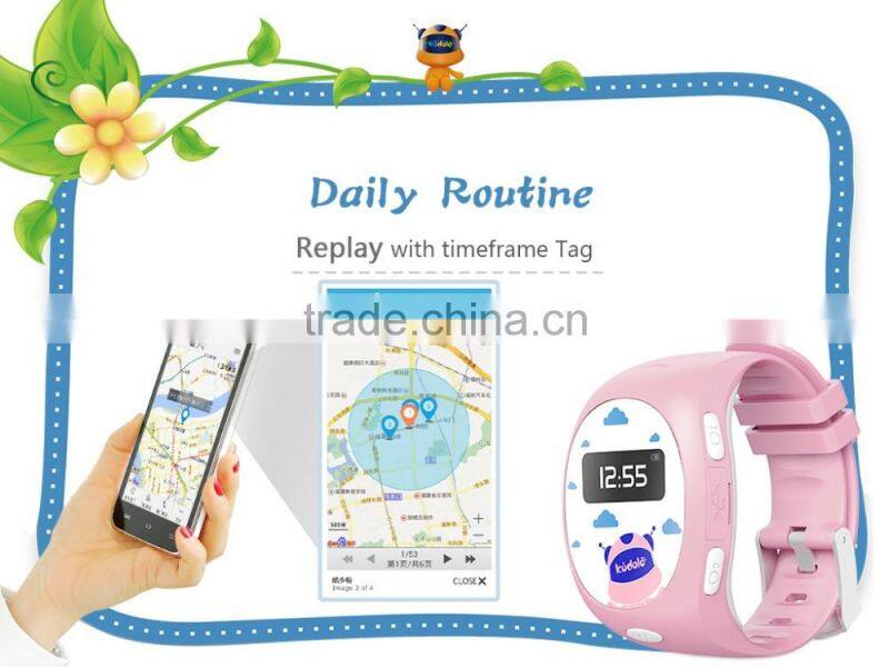 GPS Smart Tracker kids pedometer watch,gps wrist watch for kids