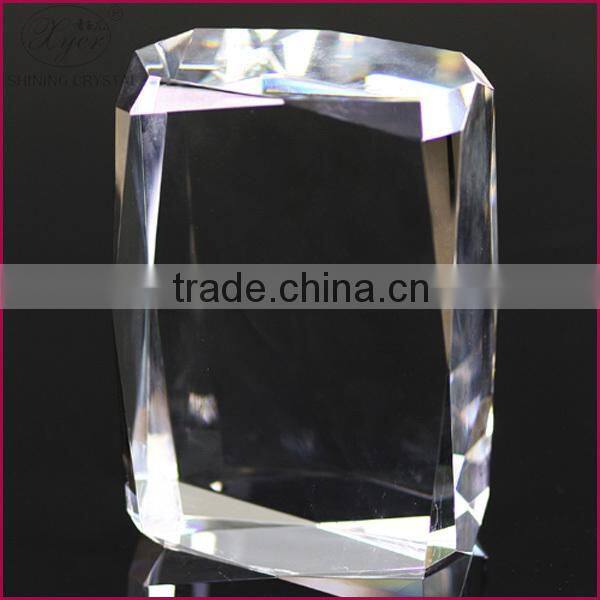 k9 fan shaped laser engraving blank crystals