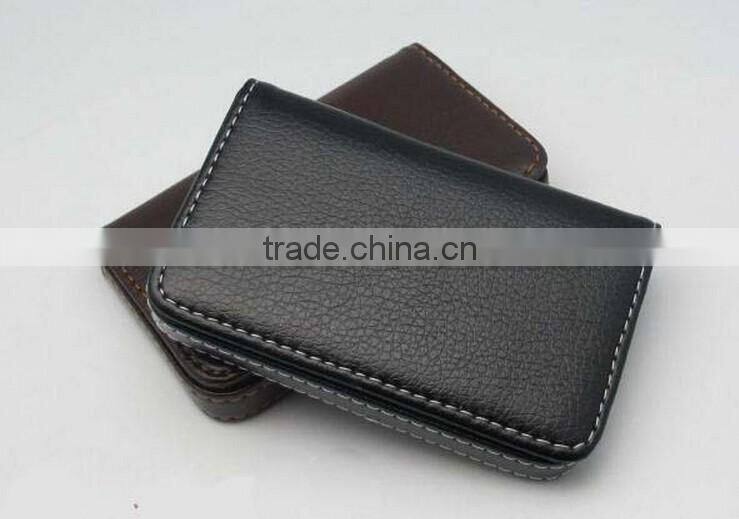 Custom Business Leather Men Name Card Holder
