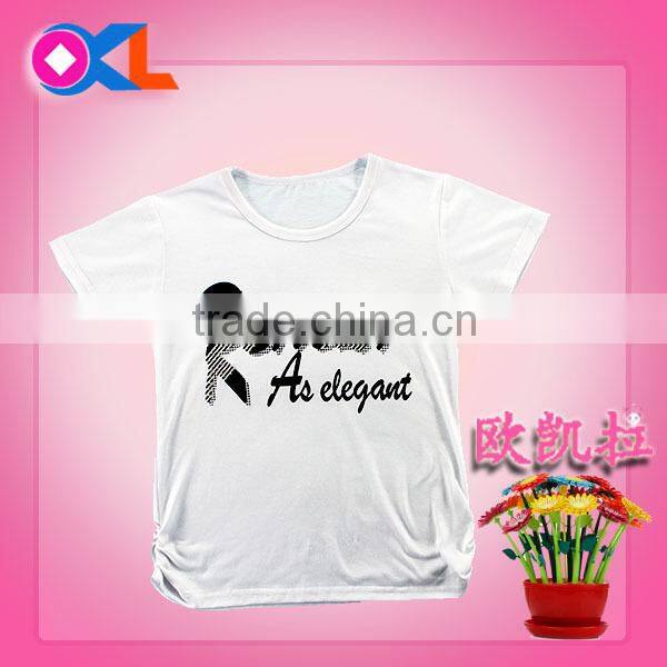 High quality new design reasonable price in china alibaba suppliercartoon white t shirt for girls