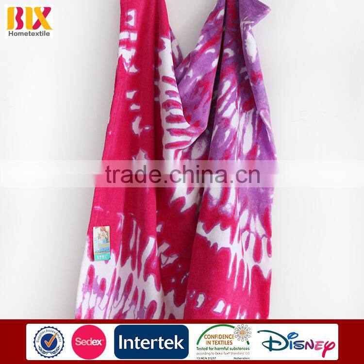 2015 top selling products in alibaba 100% cotton high quality printed beach towels