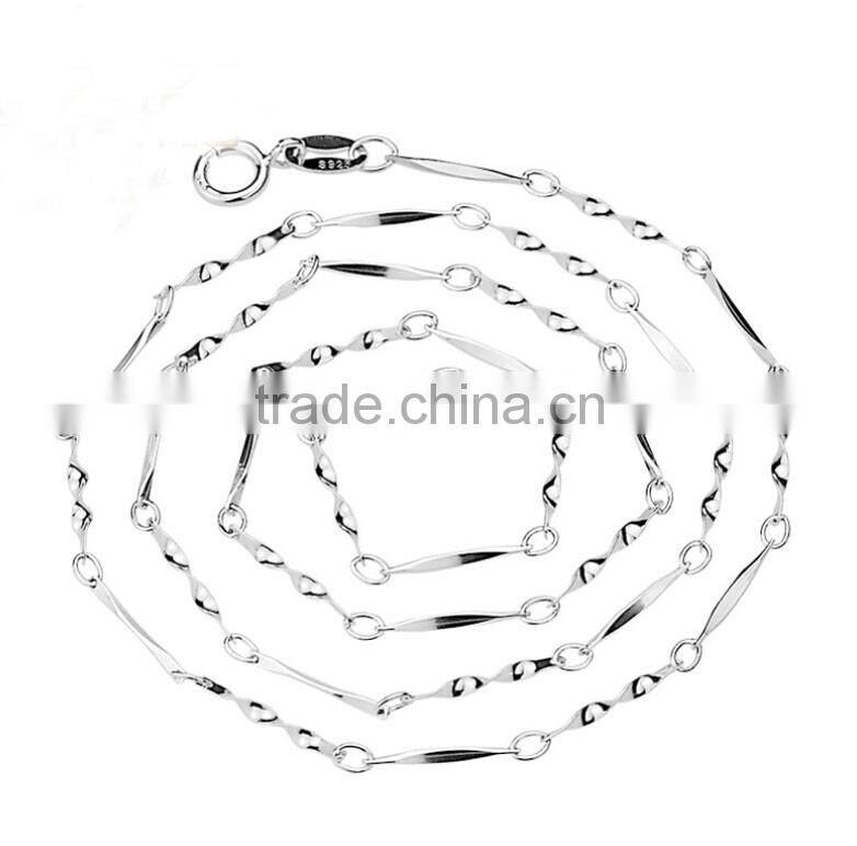 Unique Handmade Natural Stone Necklace Semi Precious Stone With 925 Silver Chain Jewelry