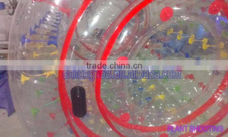 thumbs up transparent water bouncy roller