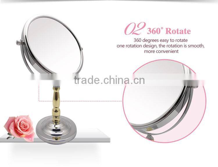 Hotel bathroom desktop magnifying mirror 5x