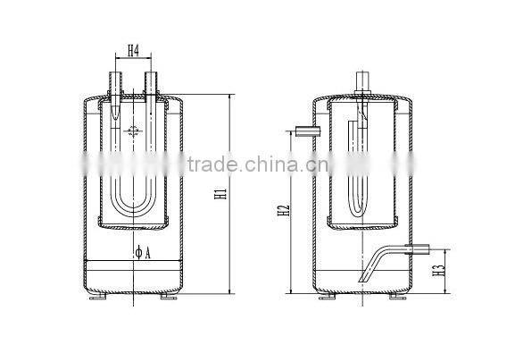 Refrigeration Heat Exchanger Accumulators & Liquid Receivers