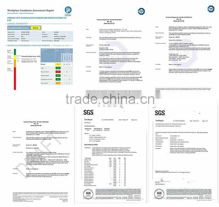 Outdoor Removable Stainless Steel Round bbq Charcoal Grill