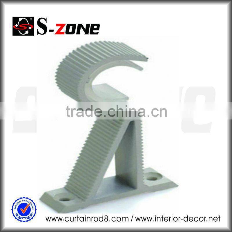 Double home decor curtain rod holder brackets for venetian blinds