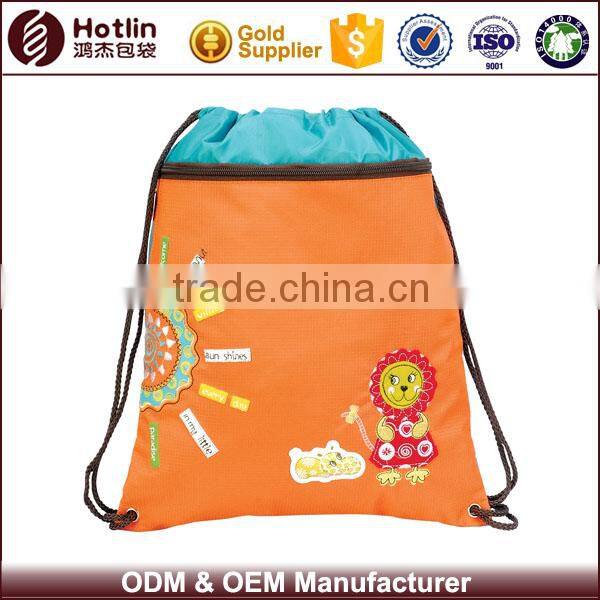 Custom cartoon printing drawstring shoe bag,shoe dust bag