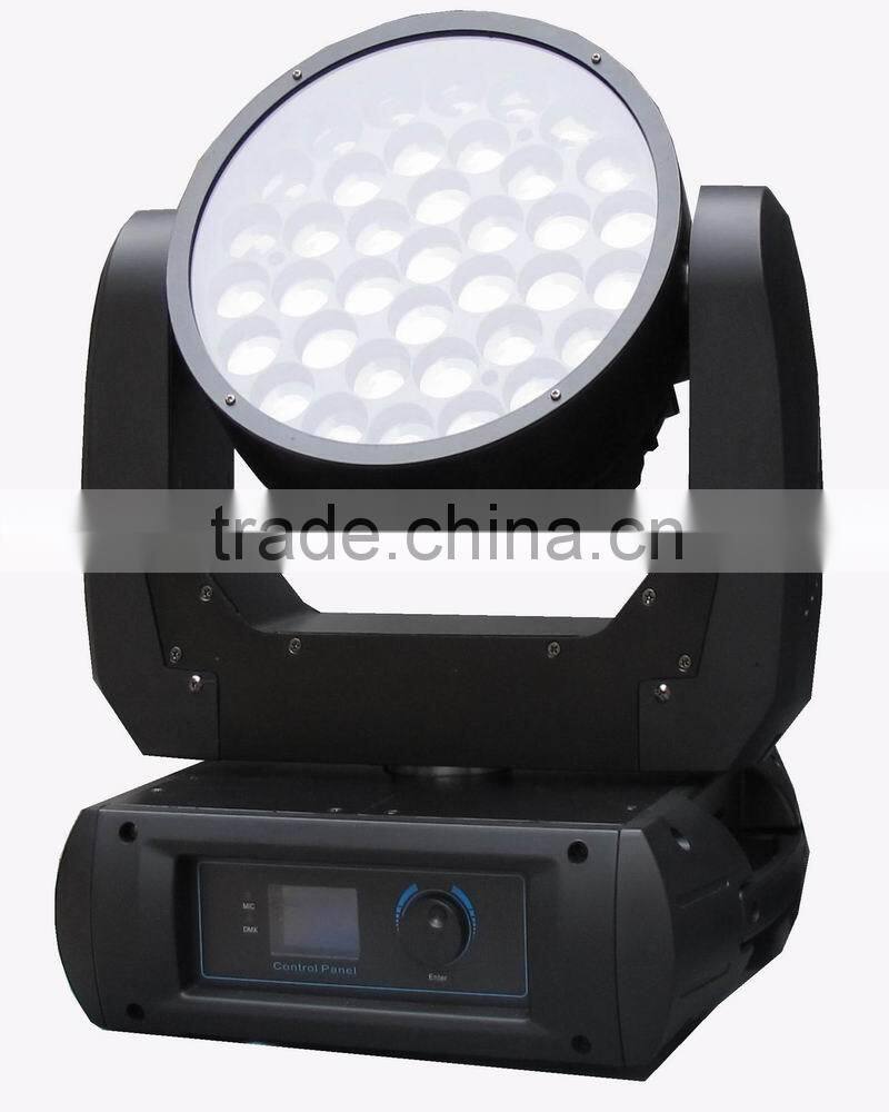 37pcs 12W zoom cree led 4in1 led zoom led wash moving head light