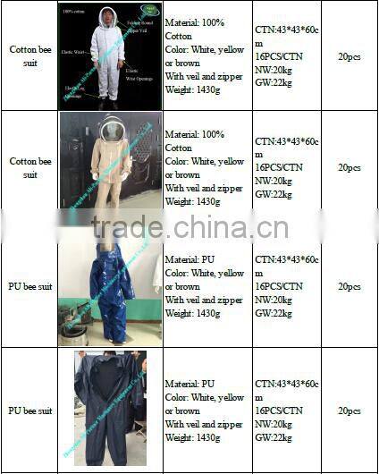 Ali-partner professional level bee suit/bee protective clothing/bee jackets