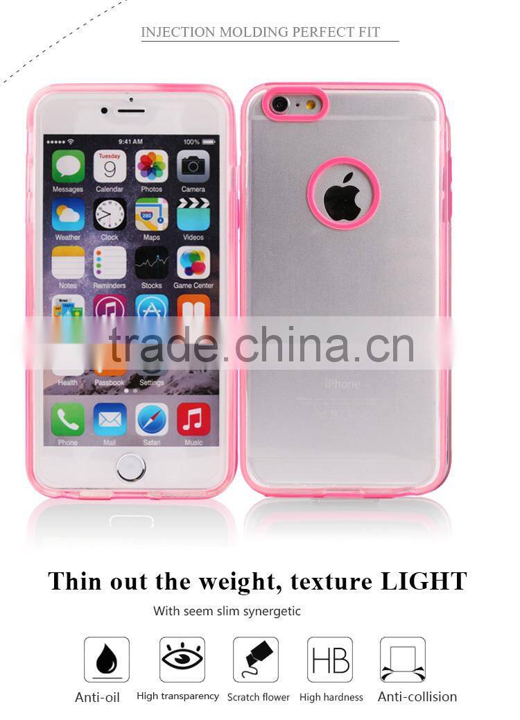 Hot-selling back cover phone case ultra-thin tpu phone cover case for iphone6 silicone mobile phone cover for iphone6 plus cases