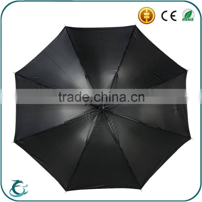25 inch auto open fiberglass frame classical rain umbrella
