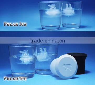 Polar Bear And Penguin Shape Silicone Animal Ice Cube Tray