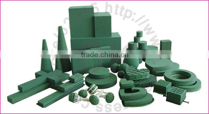 Biodegradable Wet Green Floral Foam Blocks For Fresh Flowers