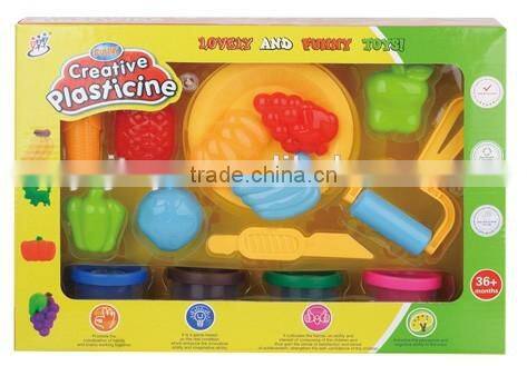 Creative plasticine toy Ice cream machine set with 8pc 2Oz dough
