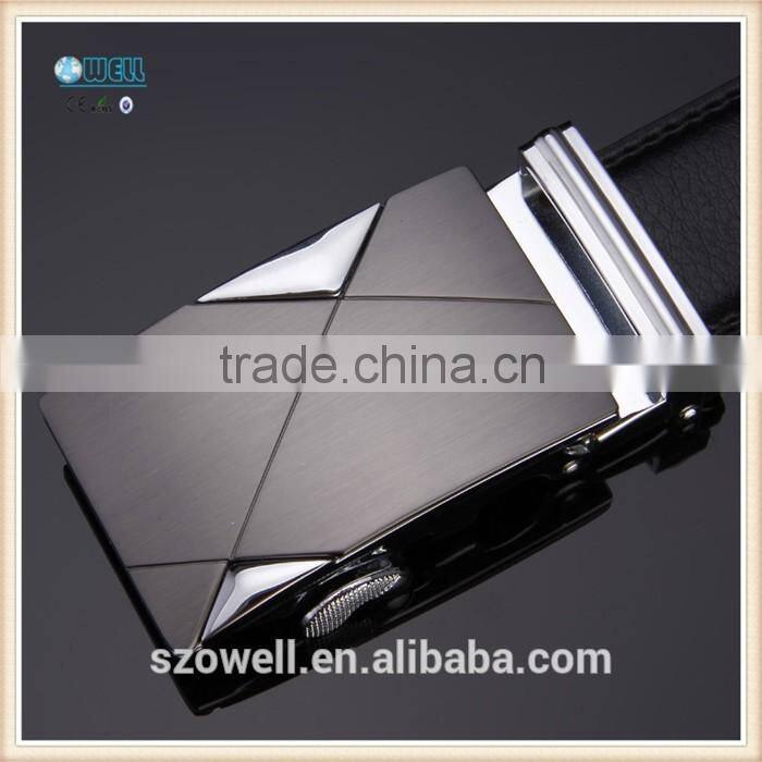 Fashion belt men genuine leather black belt automatic buckles